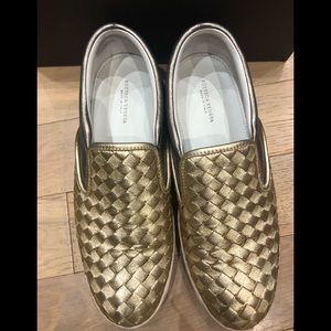 Gold Bottega Veneta Sneakers